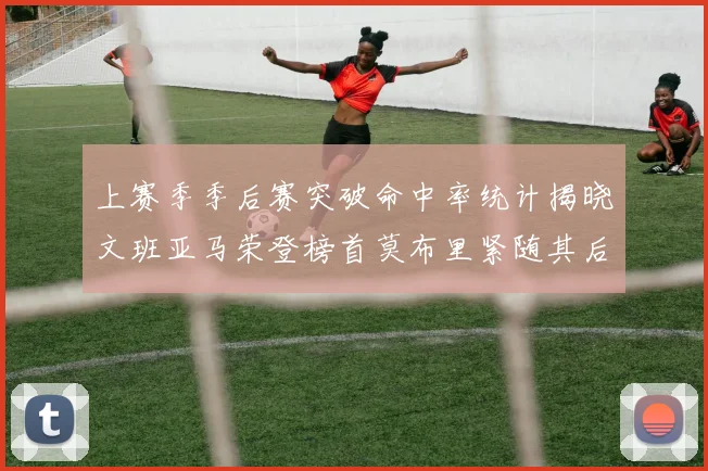 上赛季季后赛突破命中率统计揭晓文班亚马荣登榜首莫布里紧随其后